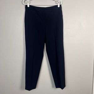New St. John Navy Wool ankle trousers size 8